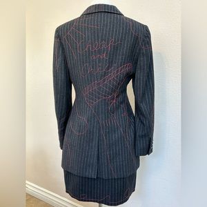 Vintage Moschino blazer AND skirt ~ cheap and chic ~ great vtg condition